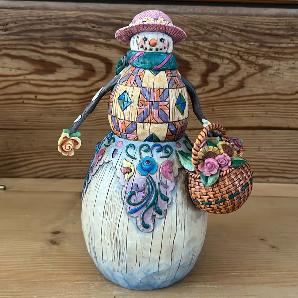 Jim Shore 2003 Snow Lady “Winter’s Promise” by Heartwood Creek